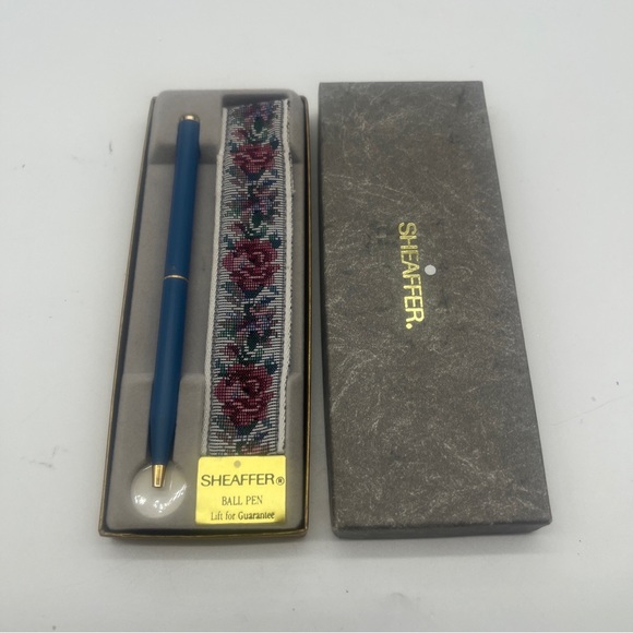 Vintage sheaffer dot blue pen new in box - Picture 1 of 4